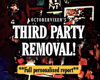 THIRD PARTY REMOVAL / love / divination / full personalised report plus 3 x photography included!