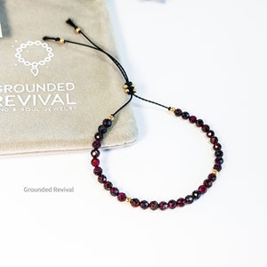 Pulseira Mini Tasbih de Granada Vermelha + Cartão Dua | Pulseira Feminina com 33 Contas de Oração, Contas de Oração Islâmicas, Presente Muçulmano para Ela