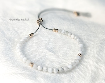 Moonstone Tasbih Bracelet | Islamic Prayer Beads, Muslim Dhikr Misbaha (Ramadan Gift)