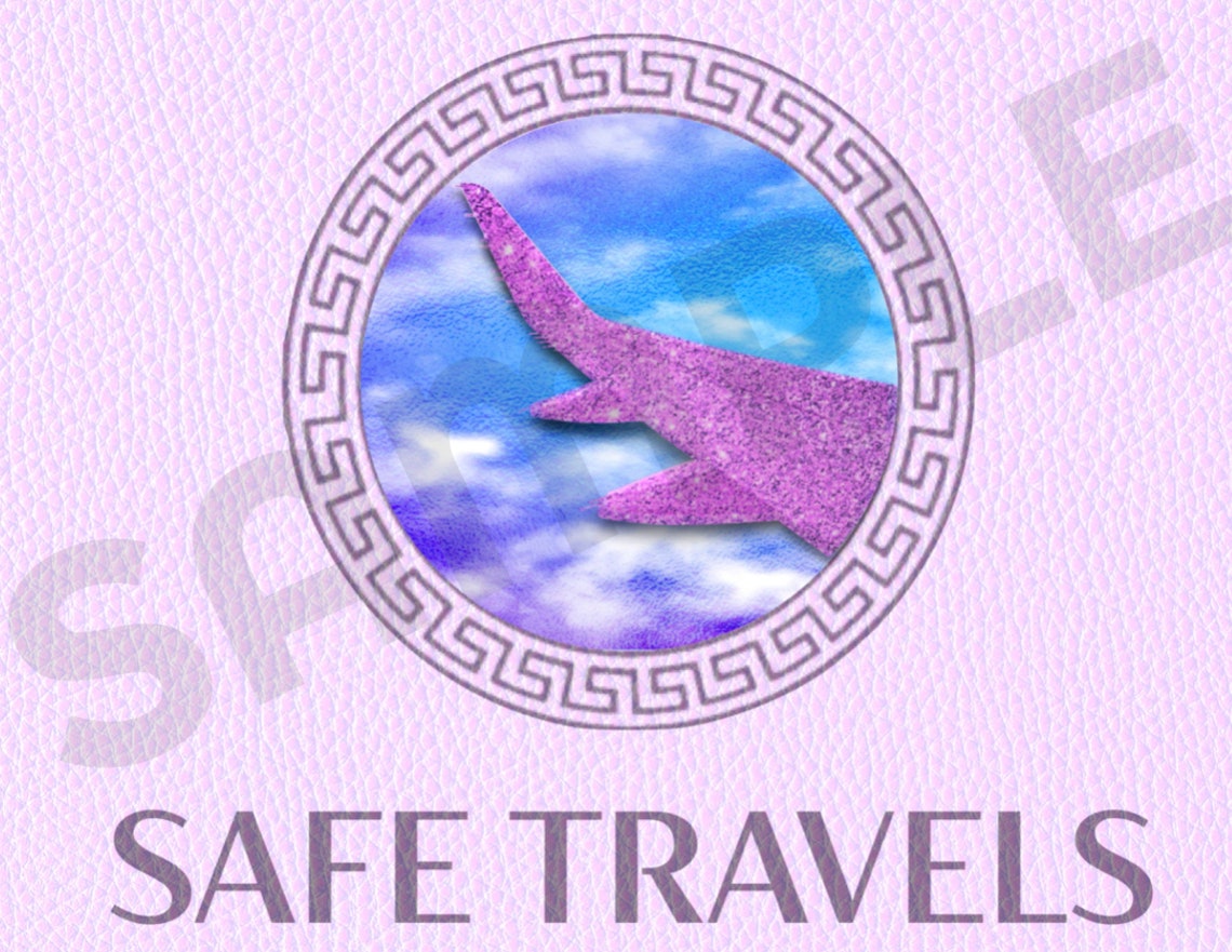 PDF Printable Safe Travels Flat Card - Etsy France