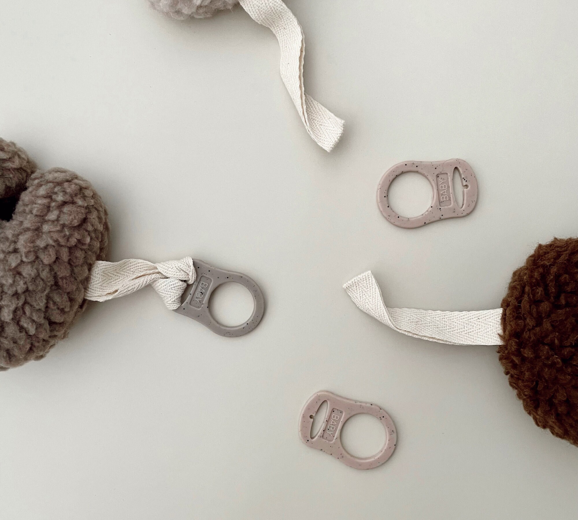 Silicone MAM NUK BIBS Supreme Couture Adapterchain Adapter for Button ...