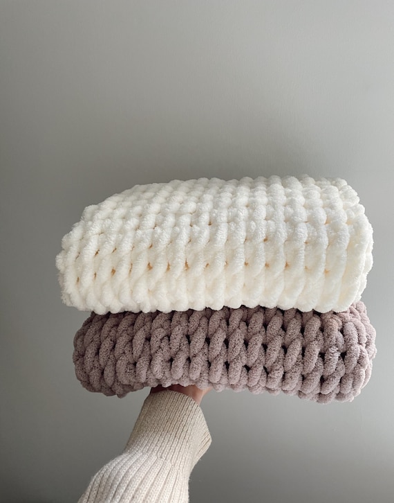 Soft Chunky Knit Chenille Baby Blanket plush Knitted Lightweight Car Seat Stroller Cover newborn Baby Shower Gift christmas Winter Baby Gift Etsy Canada