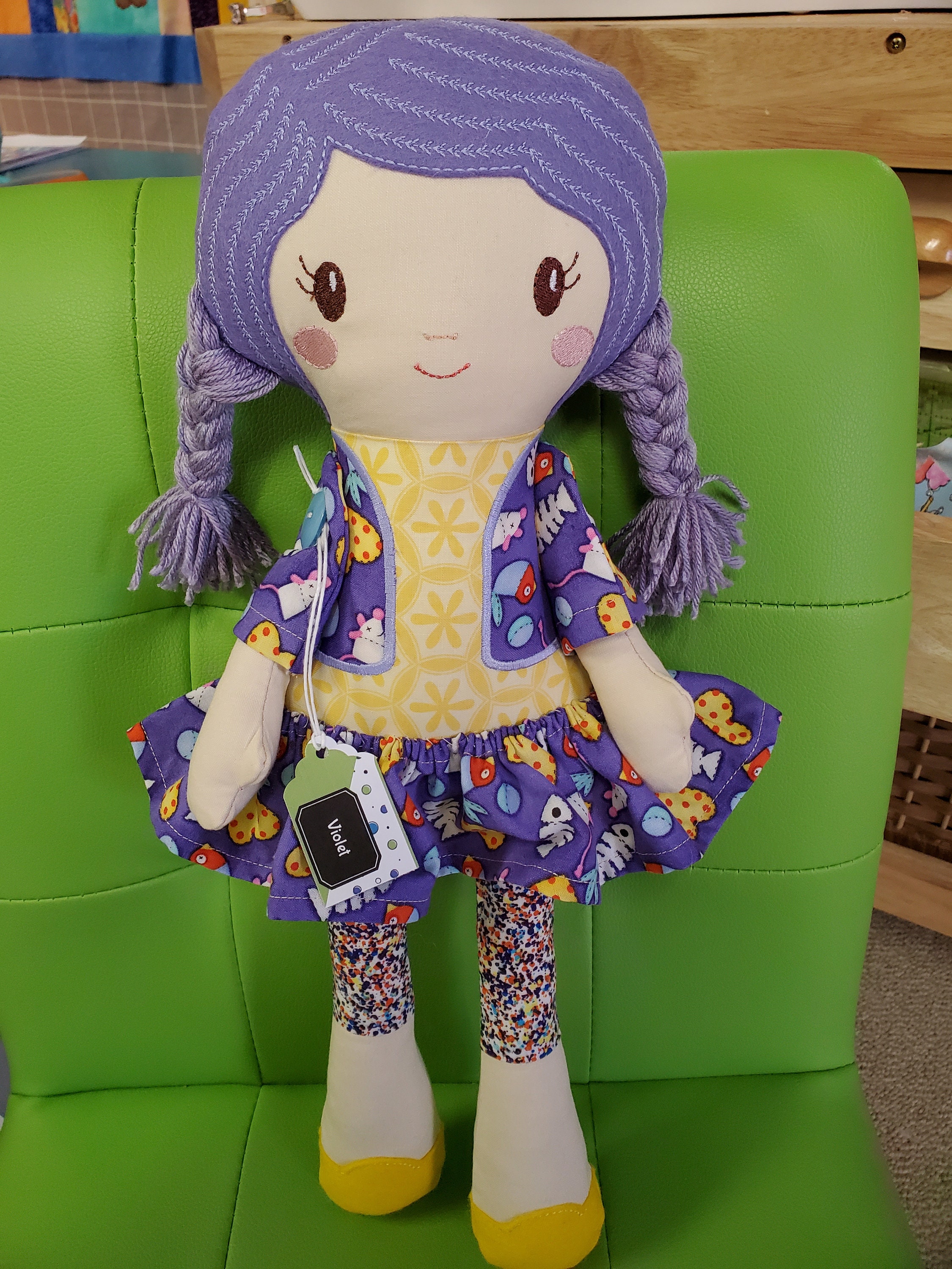 Handmade doll Etsy