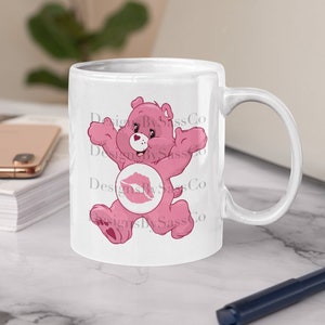 Beijo Ursinho Carinhoso PNG Imprimir Download Instantâneo