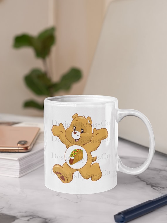 Taco Care Bear PNG Print Instant Download
