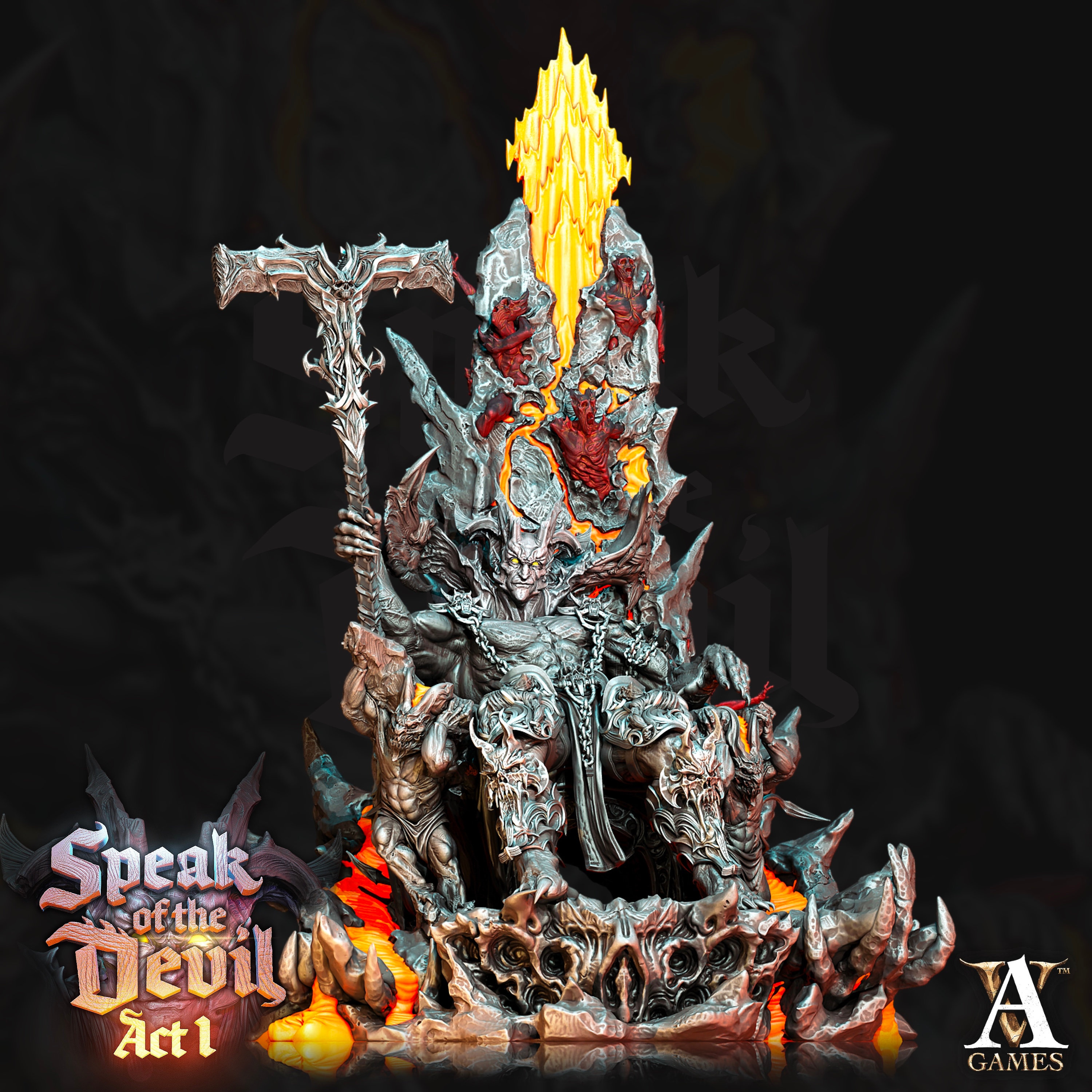Asmodeus Lord of Hell - Archvillain Games - Fantasy - D&D