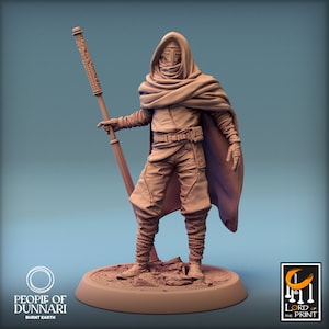 Dunnari Dune People - Miniature  - Fantasy - D&D - Pathfinder - Roleplaying