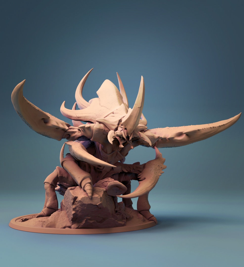 Ankheg King - Giant Insect - Beetle - Miniature - Fantasy - D&D ...