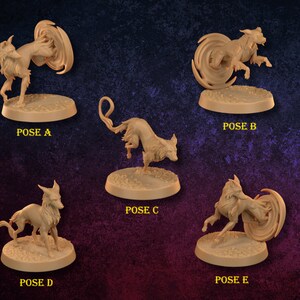 Blink Dogs - Drachen Trapper Miniatur - The Dragon Trappers Hütte - Fantasy - D&D - Pathfinder - Rollenspiel