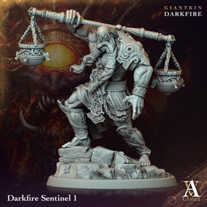 Darkfire Sentinel - Archvillain Games -  Fantasy - D&D - Pathfinder -  Monster