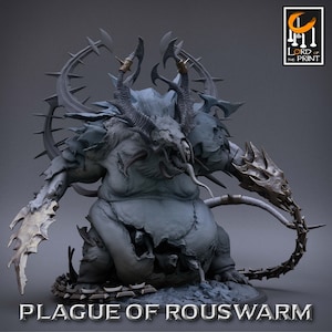 The Festering Progenitor - Miniature  - Fantasy - D&D - Pathfinder - Roleplaying - Skaven - Ratman