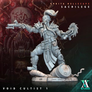 Cultistas del Vacío - Miniatura - D&D - Ciencia Ficción - Juego de guerra