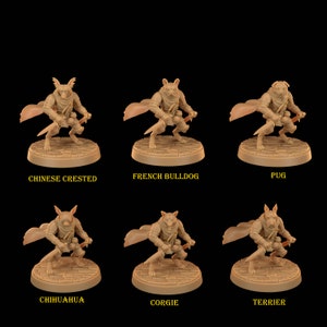 Dog Rogues - Dragon Trapper Miniature - The Dragon Trappers Lodge -  Fantasy - D&D - Pathfinder - Roleplaying