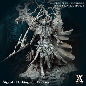 Sigurd - Harbinger of Voidfrost - Archvillain Games -  Fantasy - D&D - Pathfinder -  Monster
