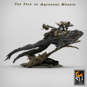 Giant Frogs - Miniature  - Fantasy - D&D - Pathfinder - Roleplaying