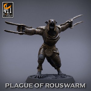 Ratman Rogues - Miniatuur - Fantasy - D&D - Pathfinder - Rollenspel - Skaven