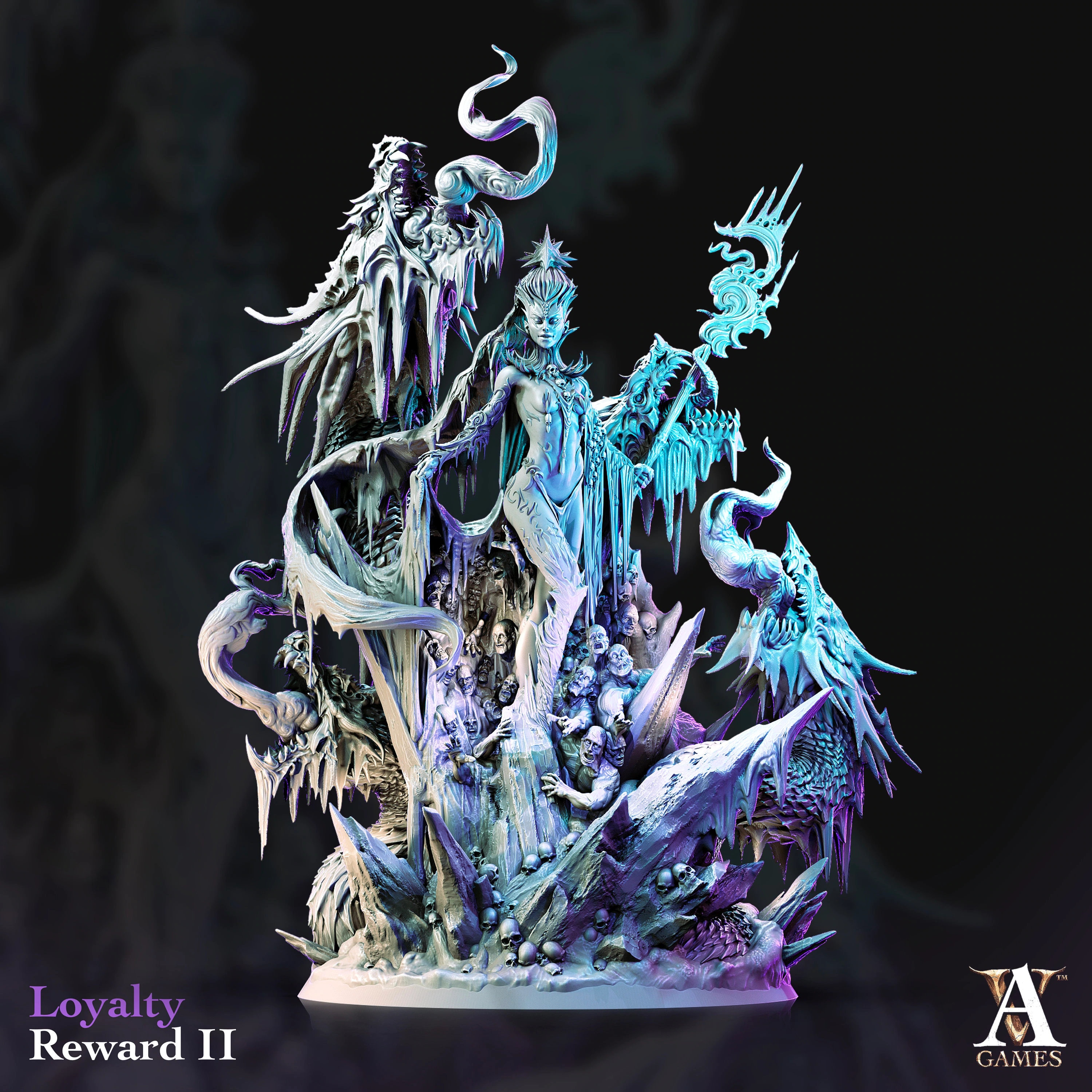 Frenya the Ice Queen - Archvillain Games - Fantasy - D&D