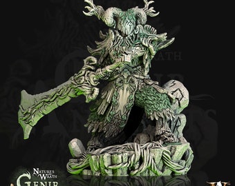 Treant Verdant Ancients - Miniature - D&D -  Sylvaneth -  Scale Fantasy - Bust