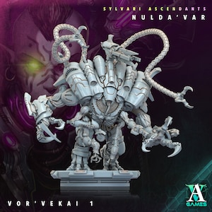 Vor'Vekai - Space Dark Elf Exosuits - Miniature - D&D -  Sci-Fi - Wargame