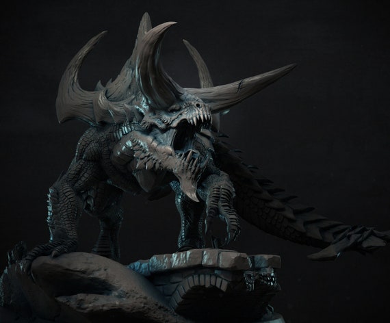 Tarrasque - Miniature - Fantasy - D&D - Pathfinder - Roleplaying