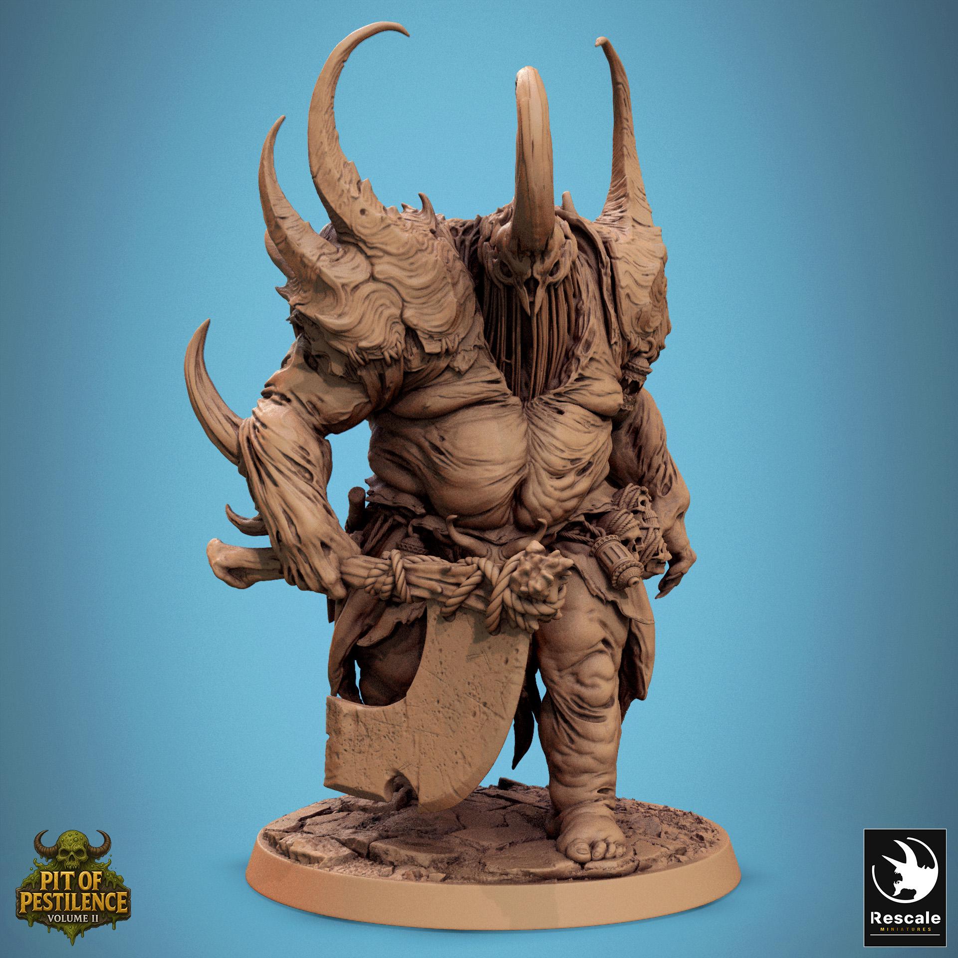 Pestilent Brutes - Plague Daemons - Miniature - Fantasy - D&D ...