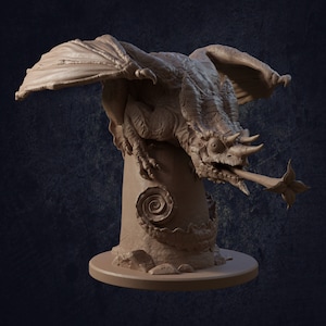 Bloom Tongue Dragon Miniature - The Dragon Trappers Lodge -  Fantasy - D&D - Pathfinder -  Monster