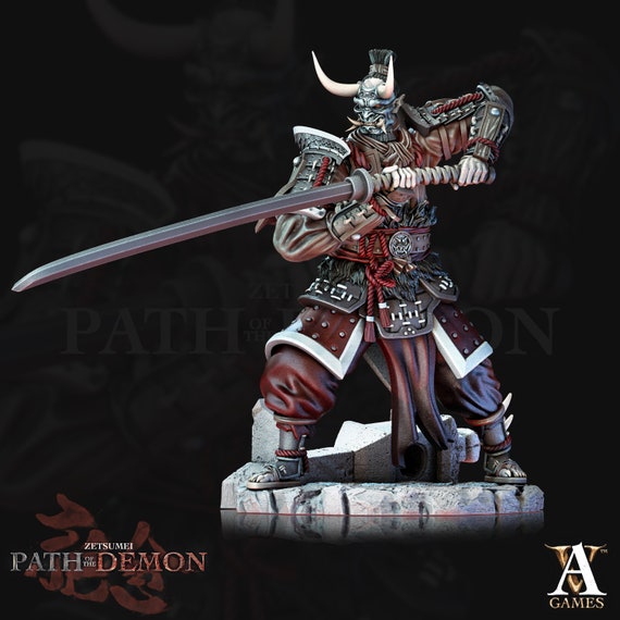 Ire Senshi - Demon Oni Samurai - Archvillain Games - Fantasy - D&D