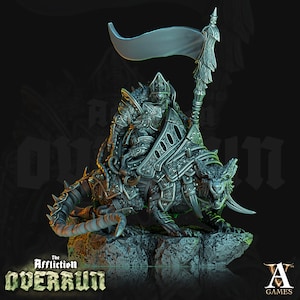 Dire Rat Riders - Archvillain Games -  Fantasy - D&D - Pathfinder -  Monster - Roleplaying - Skaven