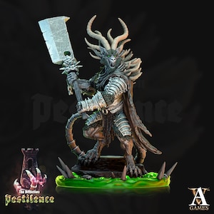 Ratmen Filth Paladins - Skaven - Archvillain Games - Fantasia - D&D - Pathfinder - Monstro