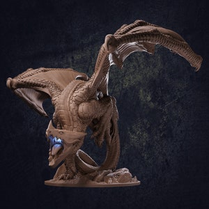 Volcanic Hardscale Miniature - The Dragon Trappers Lodge -  Fantasy - D&D - Pathfinder -  - Monster