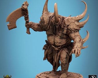 Pestilent Brutes - Plague Daemons - Miniature  - Fantasy - D&D - Pathfinder - Roleplaying