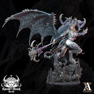 Illyra vash - Demon Queen - Archvillain Games -  Fantasy - D&D - Pathfinder -  Monster - Hero