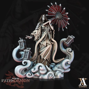 Kemuri Onna - Japanese Spirit - Archvillain Games -  Fantasy - D&D - Pathfinder -  Monster - Hero