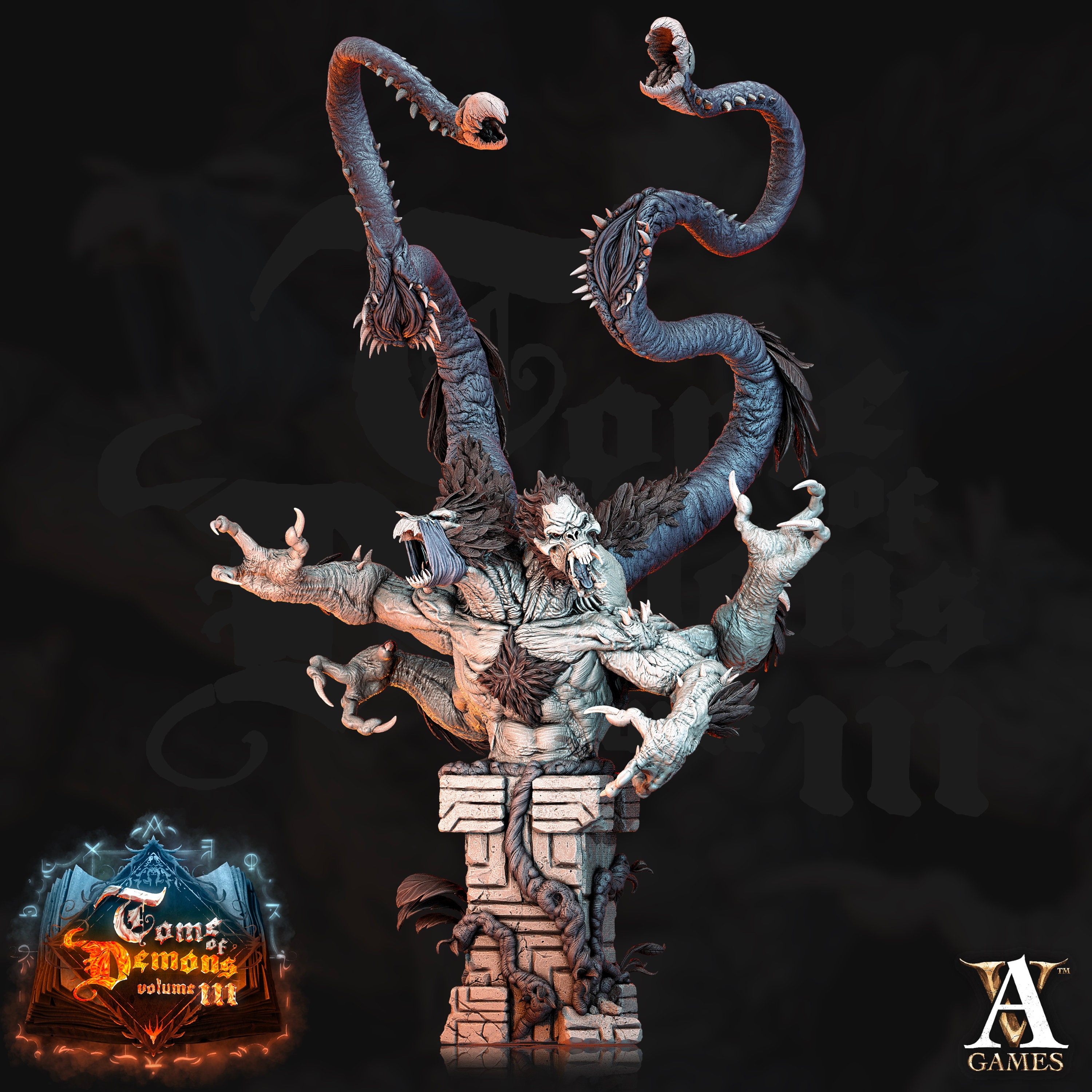 Kagon Aspect of Demogorgon - Demon - Archvillain Games - Fantasy