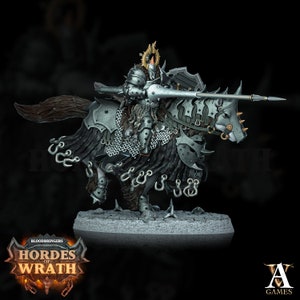 Heralds of Wrath - Chaos Warrior Cavalry - Archvillain Games -  Fantasy - D&D - Pathfinder -  Monster