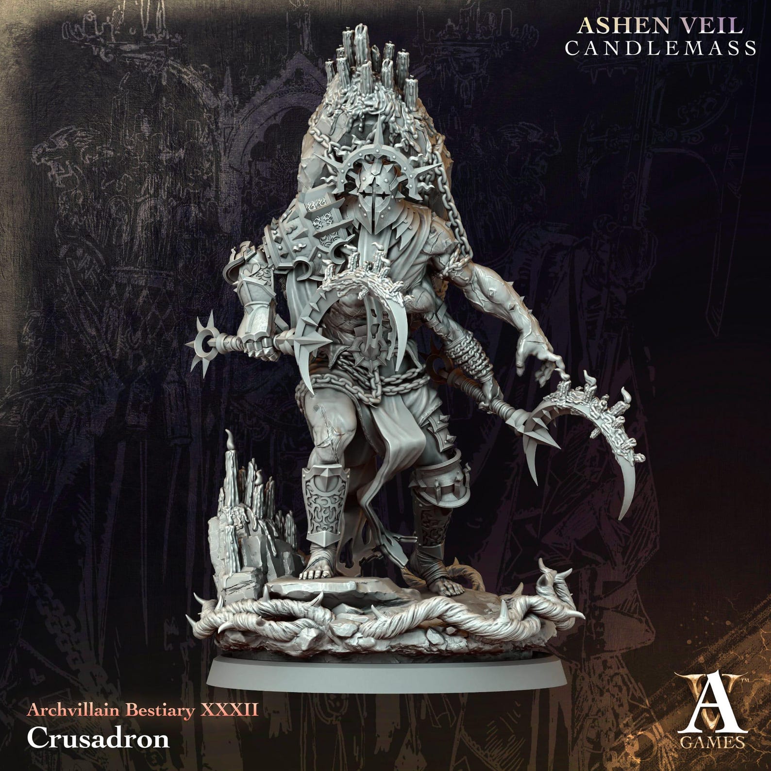 Crusadron - Crypt Beast - Archvillain Games - Fantasy - D&D ...