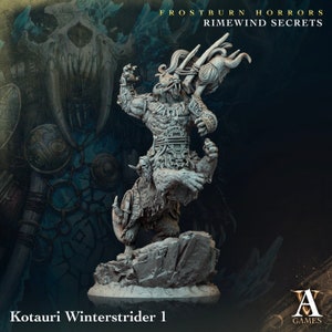 Kotauri Winterstrider - Archvillain Games -  Fantasy - D&D - Pathfinder - Monster
