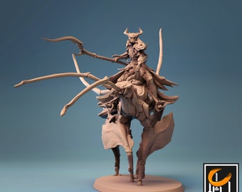 Insect Cavalry - Wood Elf - Sylvan War Engine - Miniature  - Fantasy - D&D - Pathfinder - Roleplaying