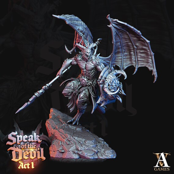 Horned Devil - Archvillain Games - Fantasy - D&D - Pathfinder