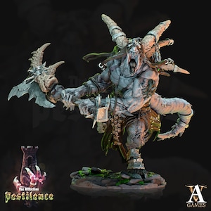 Vermigor - Skaven - Bust - Archvillain Games -  Fantasy - D&D - Pathfinder -  Monster
