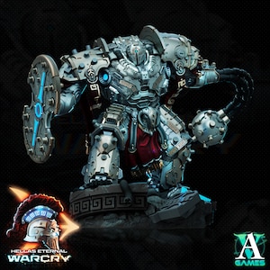 Krateos - Greek Space Marines - Miniature - D&D -  Sci-Fi - Wargame