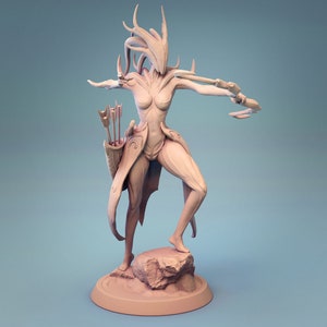 Sylvan Warrior - Treefolk - Miniature  - Fantasy - D&D - Pathfinder - Roleplaying