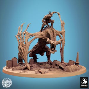Bann Wyvern - Undead Dragon - Miniature  - Fantasy - D&D - Pathfinder - Roleplaying