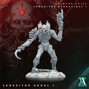 Sanguitor Ghouls - Modular - Miniature - D&D -  Sci-Fi - Wargame - DOOM