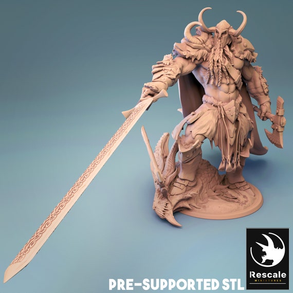 Storm Giant - Jotun - Glacier Giant - Miniature - Fantasy - D&D