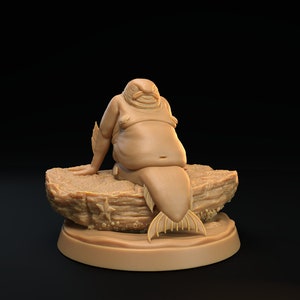 Miniatura di sirena Blobfish - The Dragon Trappers Lodge - Fantasy - D&D - Pathfinder - Mostro