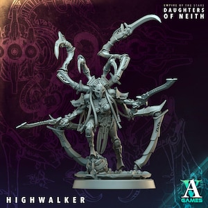High Walkers/Weavers - Space Robot Overlords - Miniature - D&D -  Sci-Fi - Wargame -