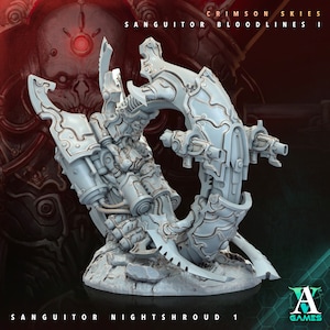 Sanguitor Nightshrouds - Miniature - D&D -  Sci-Fi - Wargame - DOOM