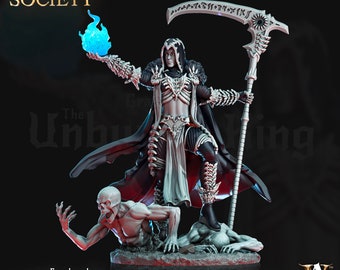 Thastilia Shadeborn - Human Necromancer - Miniature - D&D -   Fantasy - Archvillain Society
