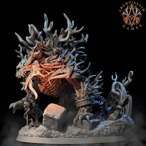 Undead Fiend - Fae Wendigo - Miniature - D&D -  Fantasy